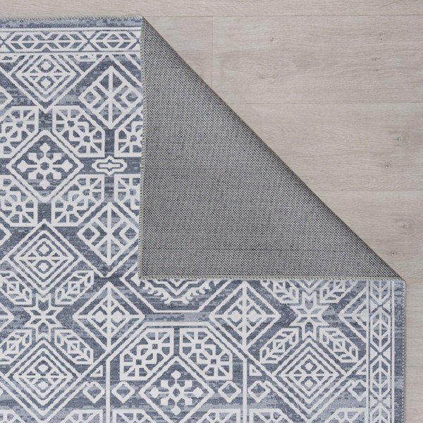 Szary dywan odpowiedni do prania 290x200 cm Cora – Flair Rugs-image-2