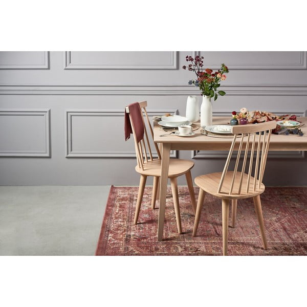 Lakierowany matowy stół z drewna dębowego Rowico Mimi, 180 x 90 cm-image-2