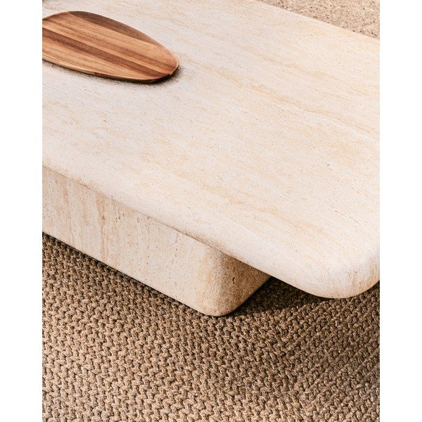 Stolik ogrodowy betonowy 70x140 cm Drasi – Kave Home-image-4