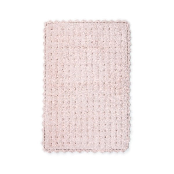 Różowy bawełniany dywanik łazienkowy Foutastic Garnet, 70x110 cm