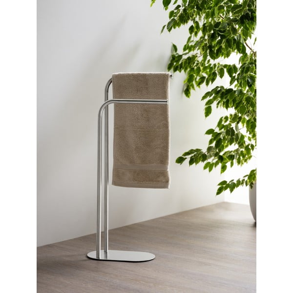 Stojak na ręczniki ze stali nierdzewnej w kolorze matowego srebra Levante – Wenko-image-1