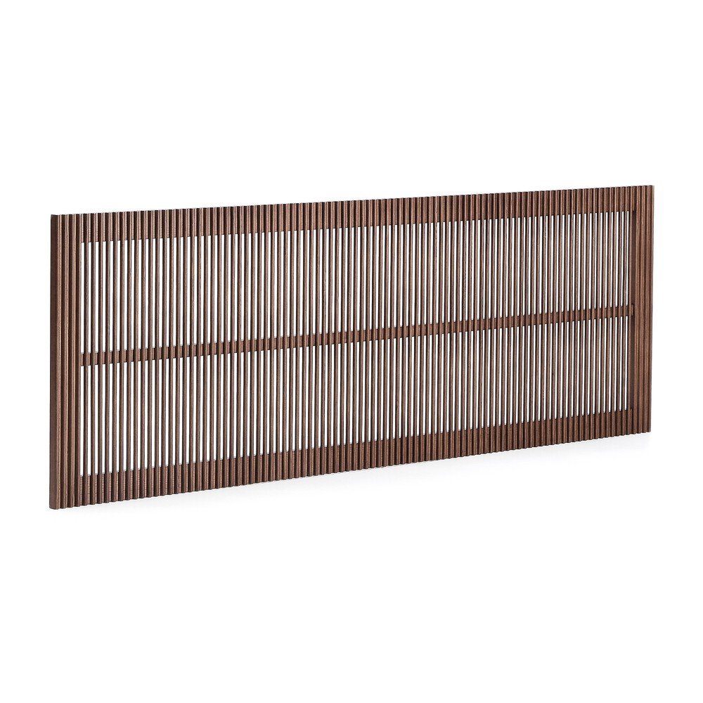 Zagłówek z litego drewna jesionowego w ciemnym naturalnym kolorze 195x70 cm Beyla – Kave Home