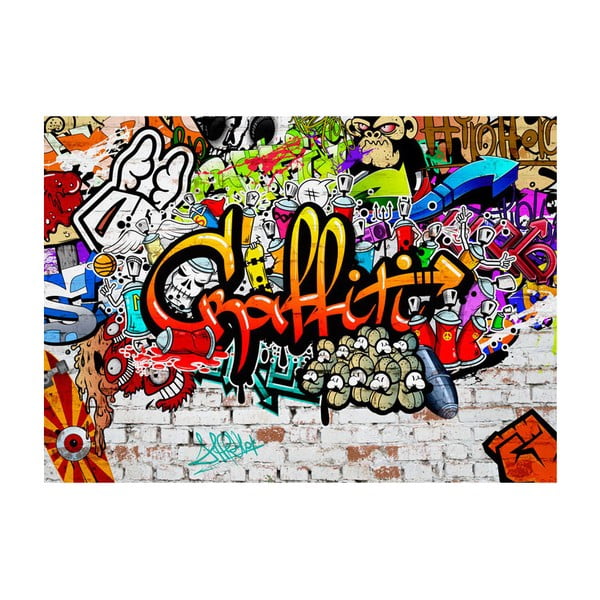 Tapeta wielkoformatowa Bimago Colourful Graffiti, 350x245 cm