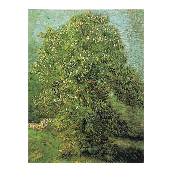 Reprodukcja obrazu Vincenta van Gogha - Blossoming Chestnut Tree, 40x30 cm