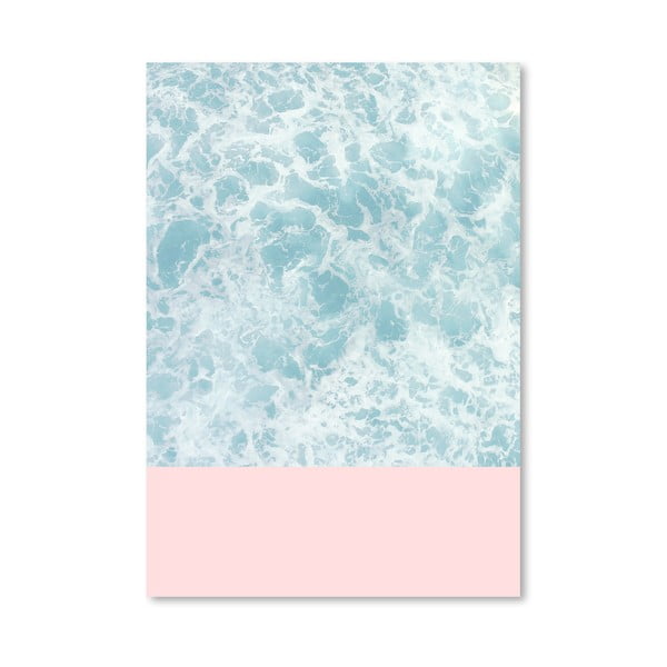 Plakat Americanflat Pink On The Sea, 30x42 cm