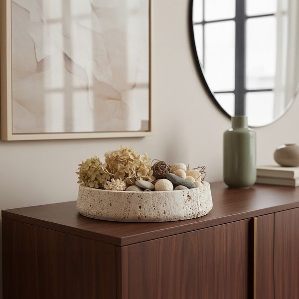 Kamienna miska dekoracyjna ø 30 cm Tibor – Premier Housewares-image-1