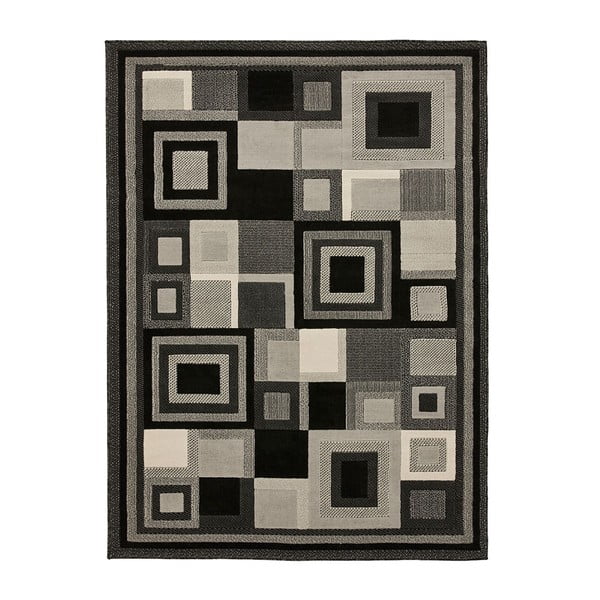Czarno-szary dywan Think Rugs Hudson, 120x170 cm
