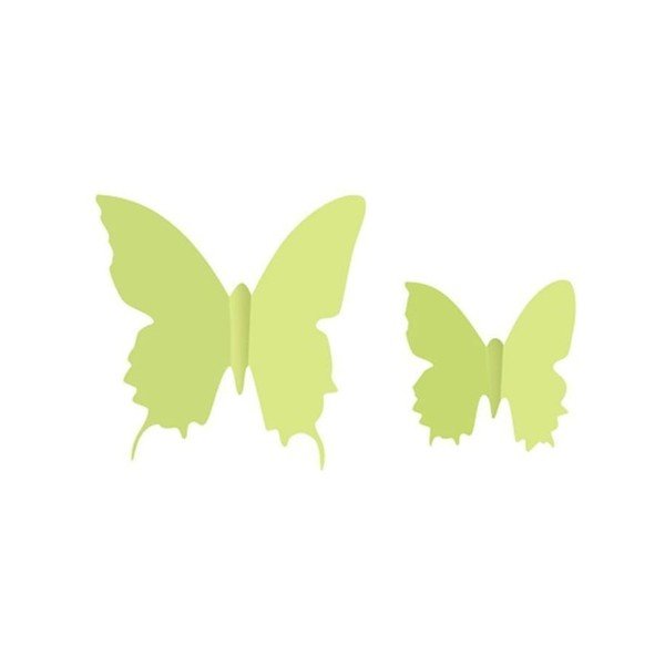 Zestaw 12 naklejek 3D świecących w ciemności Ambiance Butterflies-image-2