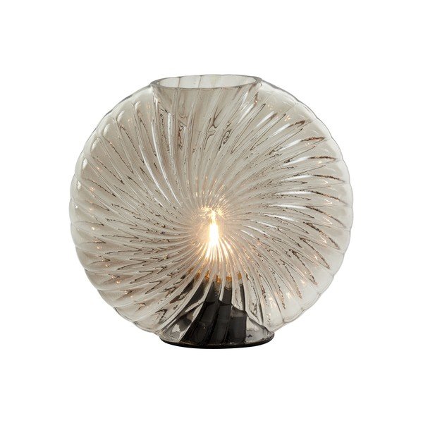 Jasnoszara lampa stołowa (wysokość 16,5 cm) Milado – Light & Living-image-1