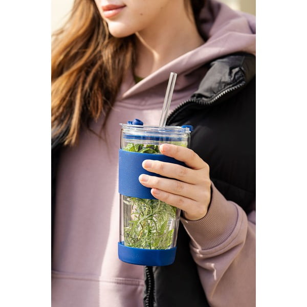 Niebieski kubek termiczny 600 ml Fuori – Vialli Design-image-1