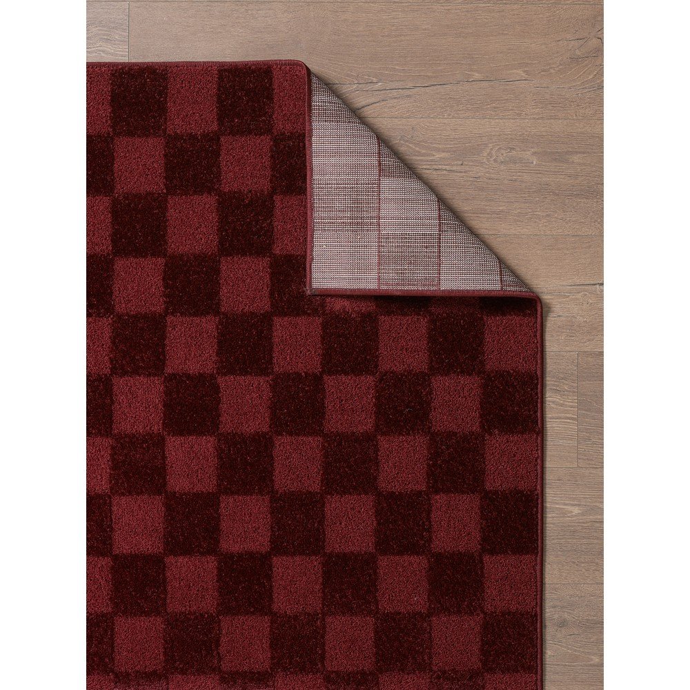 Bordowy dywan 160x230 cm Mosaic – ESTE (zdjęcie 7)