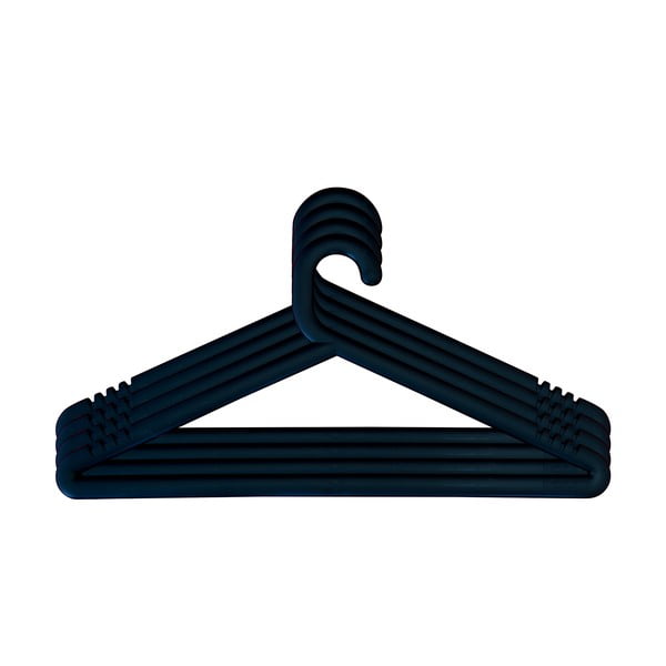 Zestaw 4 czarnych wieszaków Karup Design Hongi Balck-image-1