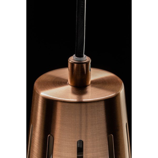 Szara lampa wisząca z metalowym kloszem ø 22 cm Gianni – GTV-image-1