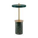 Zielona marmurowa lampa stołowa LED ze ściemniaczem i metalowym kloszem (wysokość 25,5 cm) Asteria Move Mini – UMAGE