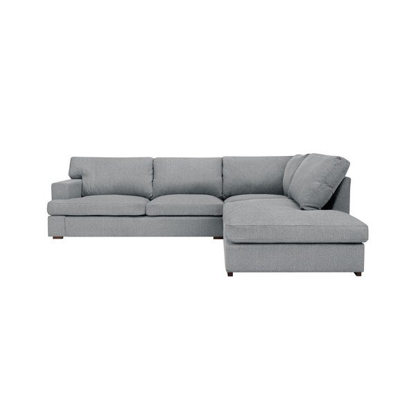 Szary narożnik Windsor & Co Sofas Daphne, prawostronny