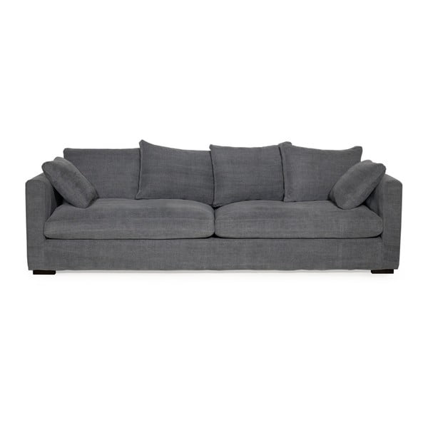 Grafitowa sofa 3-osobowa Scandic Comfy