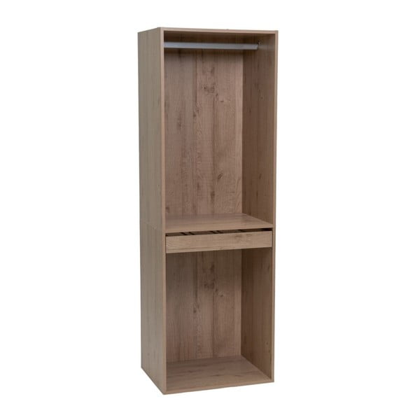 Otwarta szafa modułowa w dekorze dębu w naturalnym kolorze 60x180x45 cm Modular – Casa Selección