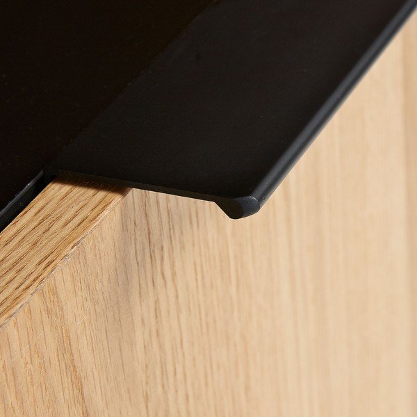 Czarno-brązowa szafka pod TV Kave Home Savoi, 120x50 cm-image-4