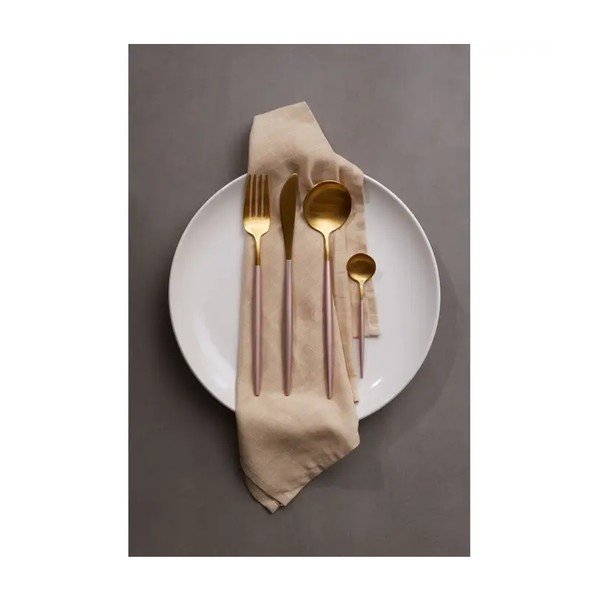 Sztućce ze stali nierdzewnej w kolorze złota 16 szt. Avie – Premier Housewares-image-1