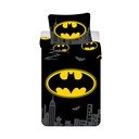 Bawełniana pościel dziecięca jednoosobowa 140x200 cm Batman "The Emblem" – Jerry Fabrics