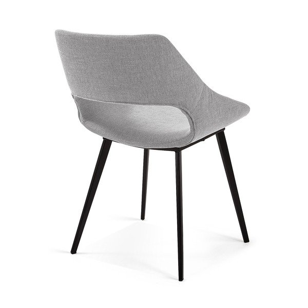 Jasnoszare krzesło do jadalni Kave Home Hest-image-3