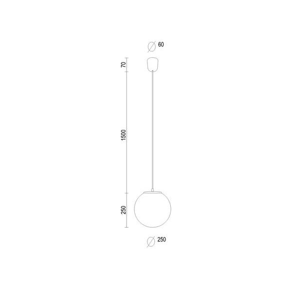 Lampa podwójna Tsuki M Elementary opal matte/copper/white/white-image-3