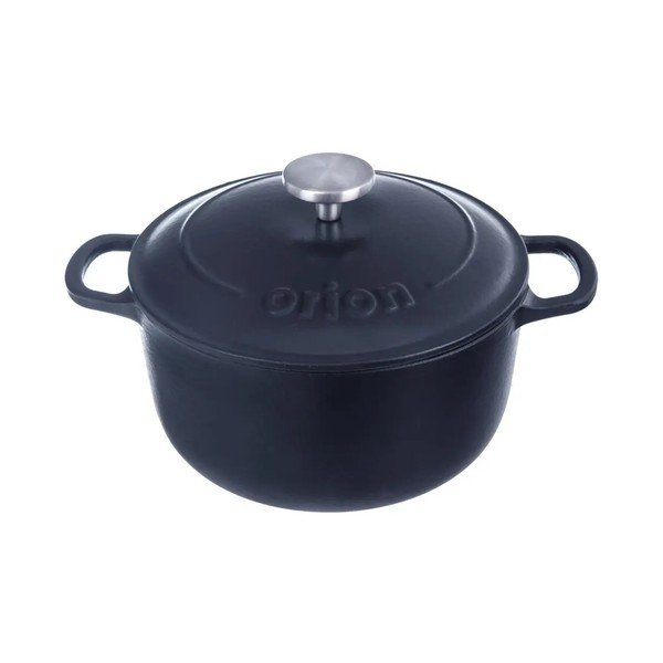 Garnek żeliwny z pokrywką odpowiedni na indukcję 5,2 l LITINA SMALT – Orion