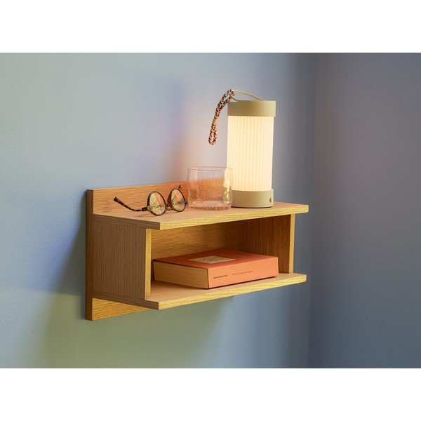 Wielopoziomowa półka w dekorze dębu w naturalnym kolorze 40 cm Misty – Hübsch-image-1