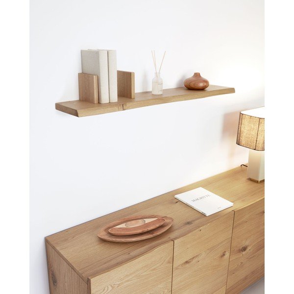 Półka w dekorze drewna dębowego Kave Home Rasha-image-4