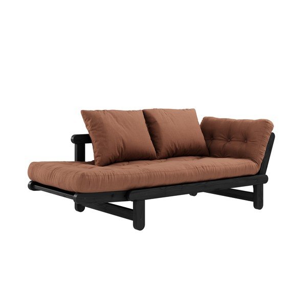 Sofa wielofunkcyjna Karup Design Beat Black/Clay Brown-image-4