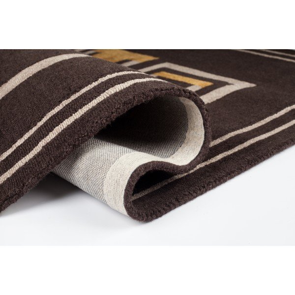 Brązowy ręcznie tkany dywan Flair Rugs Moderne Lifestyle, 200x290 cm-image-4