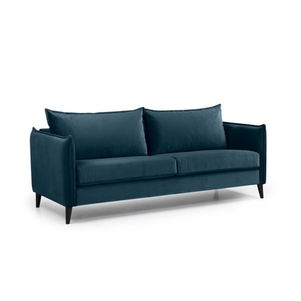 Ciemnoniebieska sofa Scandic Leo, 208 cm-image-2