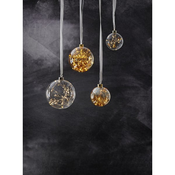 Biała świąteczna dekoracja świetlna ø 15 cm Glow – Star Trading-image-3