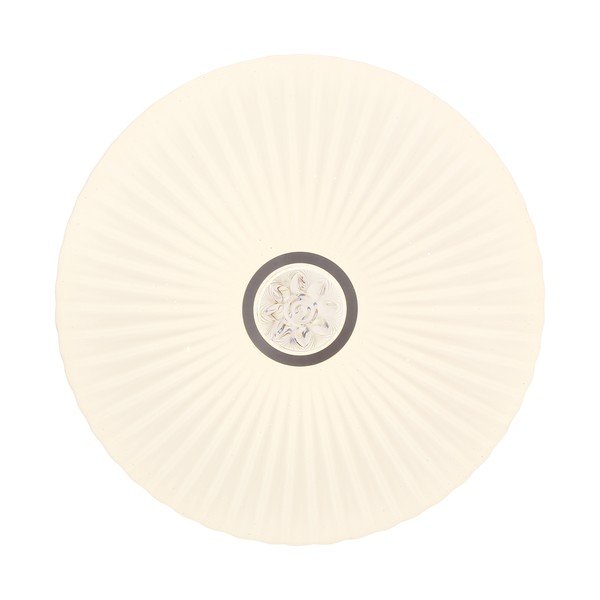 Biała lampa sufitowa LED ze zdalnym sterowaniem i ściemniaczem 38x38 cm Perola – Candellux Lighting-image-3