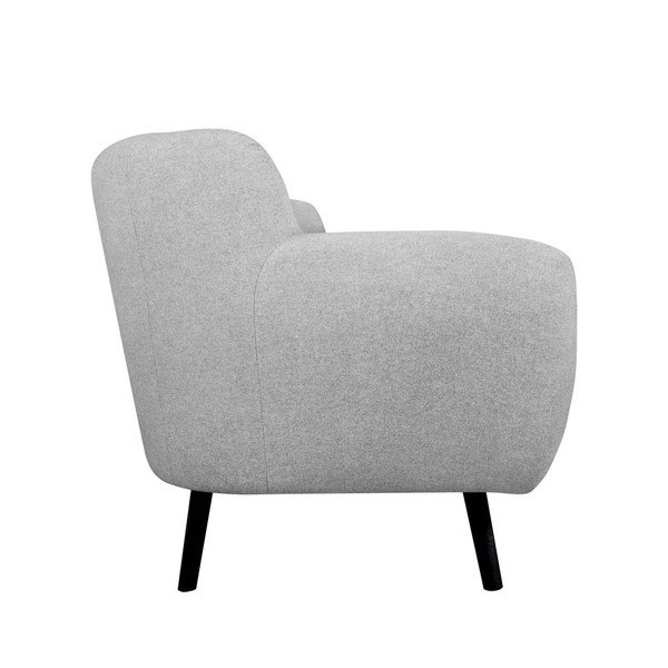 Jasnoszara sofa dwuosobowa Kooko Home Rock-image-4