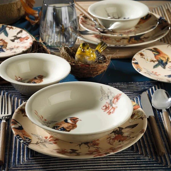 24-częściowy zestaw talerzy porcelanowych Kutahya Pateo-image-3