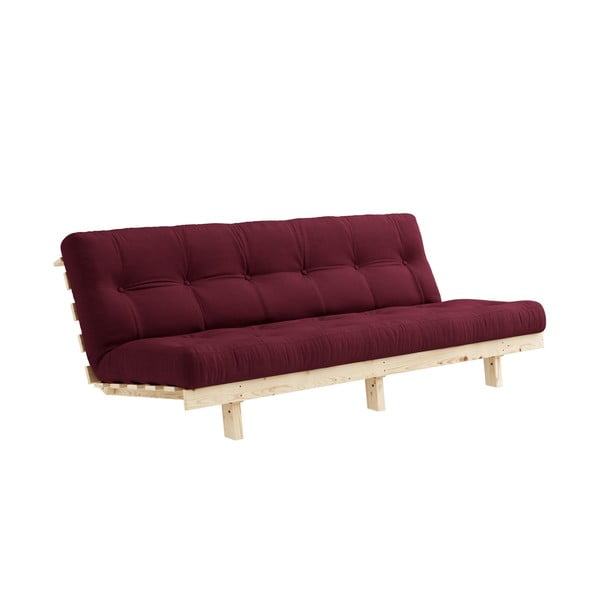 Sofa rozkładana Karup Design Lean Raw Bordeaux-image-3