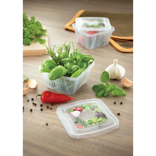 Zestaw 3 pojemników na żywność Snips Classic, 0,25 l-image-1