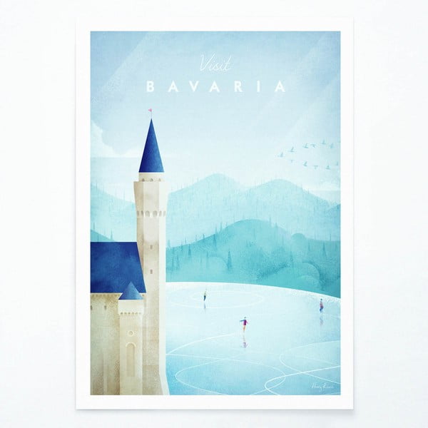 Plakat Travelposter Bavaria, A3