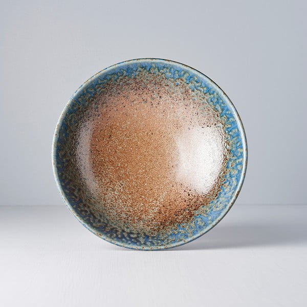 Beżowo-niebieska miska ceramiczna na ramen MIJ Earth & Sky, ø 25 cm-image-2