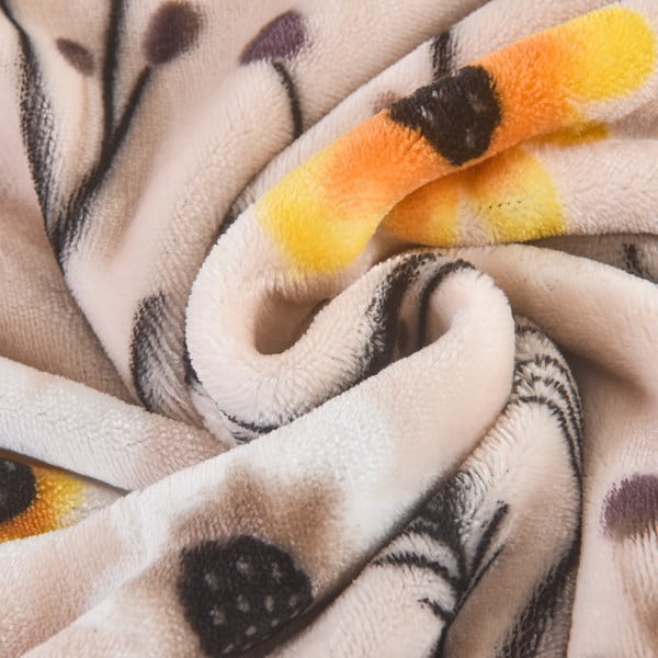 Pościel jednoosobowa z mikropluszu 140x200 cm Valentina – My House-image-4