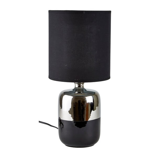 Lampa z ciemnoszarym abażurem KJ Collection Light, wys. 44 cm