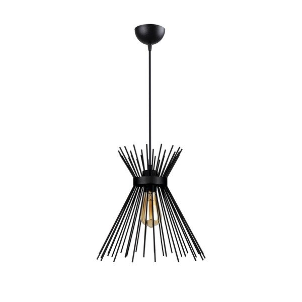 Czarna metalowa lampa wisząca Izmir – Squid Lighting-image-2