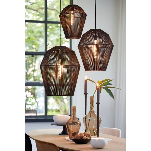 Czarna lampa sufitowa ø 30 cm Deya – Light & Living-image-1