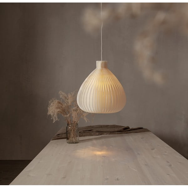 Kremowy abażur ø 38 cm Honeycomb – Star Trading-image-1