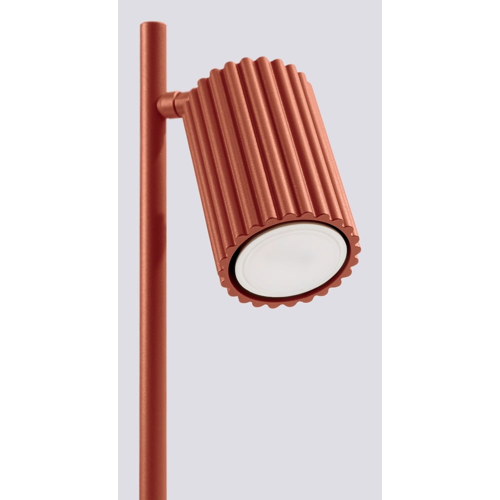 Ceglasta lampa stołowa (wysokość 43 cm) Gleam – Sollux (zdjęcie 8)
