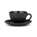 Czarno-niebieska ceramiczna filiżanka do cappuccino 240 ml Gastro Dark Blue/Black – Bitz