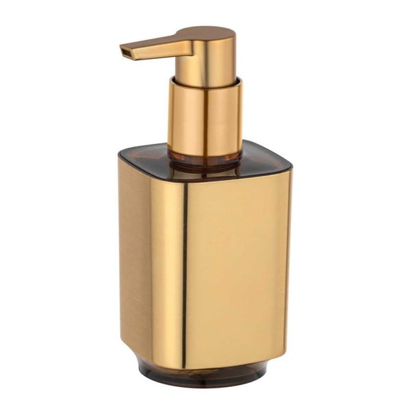 Plastikowy zestaw akcesoriów łazienkowych w kolorze złota Auron – Wenko-image-3