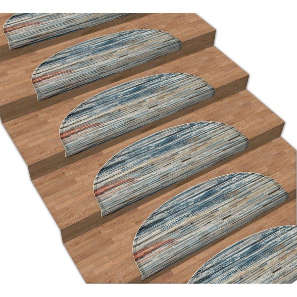 Dywaniki na schody zestaw 16 szt. w zestawie Plain Sky – Vitaus, 65 x 20 cm-image-1