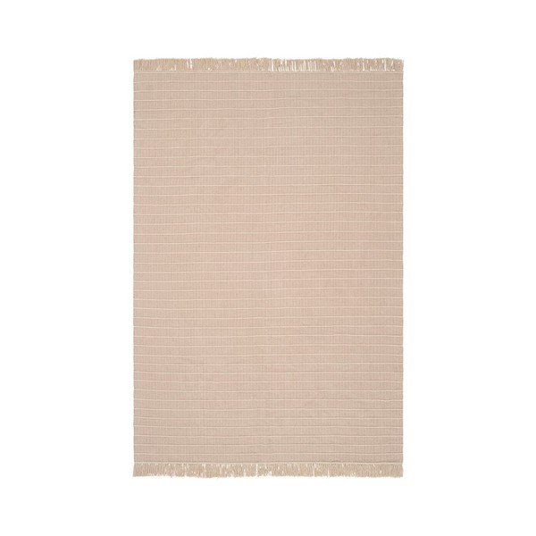 Beżowy bawełniany chodnik tkany ręcznie 80x150 cm Irma – Jotex
